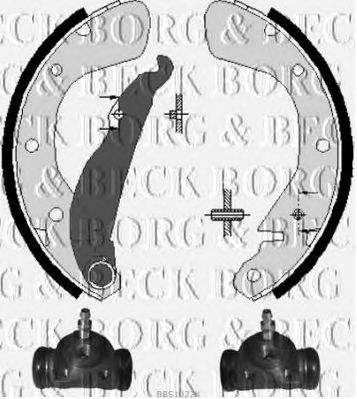 BORG & BECK bbs1022k -  Комплект тормозных колодок